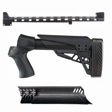 ATI Moss/Rem/Win Shotgun T3 TactLite 6 Position Stock-Forend- Heat Shield Combo