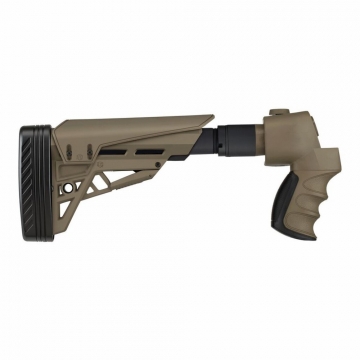 Moss/Rem/Win FDE 12 Gauge Strikeforce Six Position Adjustable Side Folding TactLite Shotgun Stock