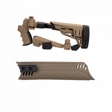 ATI Moss/Rem/Win Shotgun FDE TactLite 6 Position Side Fold Stock - Forend