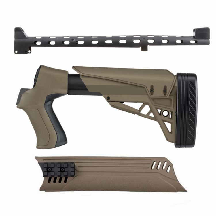 ATI Moss/Rem/Win Shotgun FDE T3 TactLite 6 Position StockForend Heat