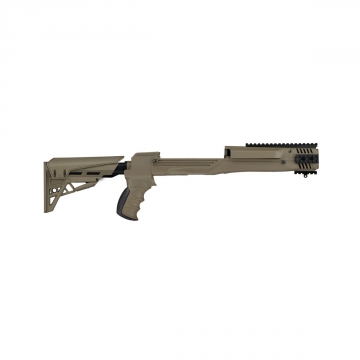 Ruger Mini-14  FDE TactLite Six Position Adjustable Side Folding Stock w/ Scorpion Recoil System