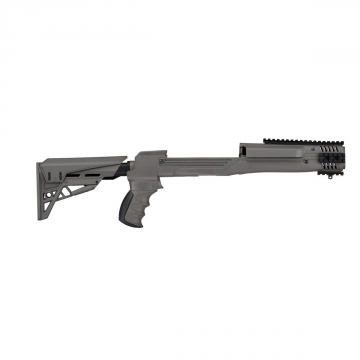 Ruger Mini-14  Destroyer Gray TactLite Six Position Adjustable Side Folding Stock w/ Scorpion Recoi
