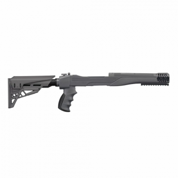 Ruger  10/22  Gray Strikeforce Six Position Adjustable Side Folding TactLite Stock w/ Scorpion Rec