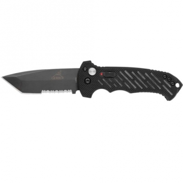 Gerber 06 G10 Handle Automatic Tactical Tanto Combo Blade Knife 000193
