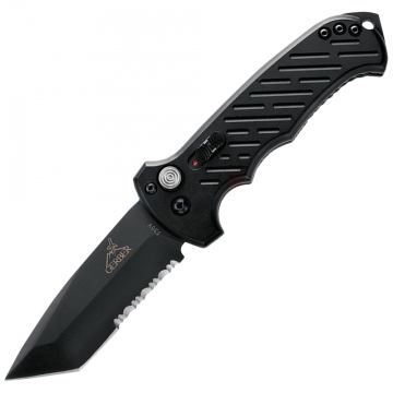 Gerber 06 Automatic Tactical Tanto Combo Blade Knife 000850