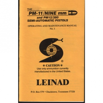 COBRAY FACTORY SEMI AUTO M-11/9 OWNERS MANUAL