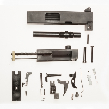 MAC 10 M-10/9 SMG 9mm Replacement Parts SET For Double Stack Magazine - Less Receiver (+ Threaded Ba