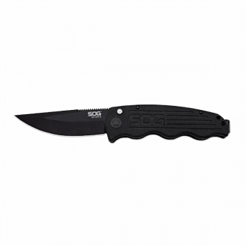 SOG TO1011-BX TAC OPS Black Blade Automatic Knife