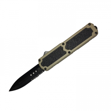 Titan OTF FDE / Black Handle Black Double Edge Blade