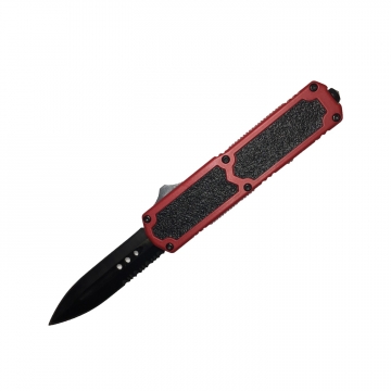 Titan OTF Red/ Black Handle Black Double Edge Blade