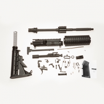 M16 Full Auto Parts Set Kit A3 Upper 16" M4 Barrel w/ Flat Gas Block