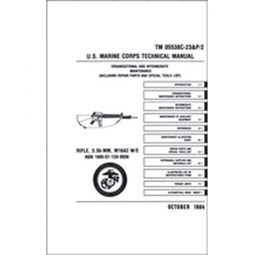 USMC Technical Manual M-16 M16A2 Rifle 5.56mm BOOK