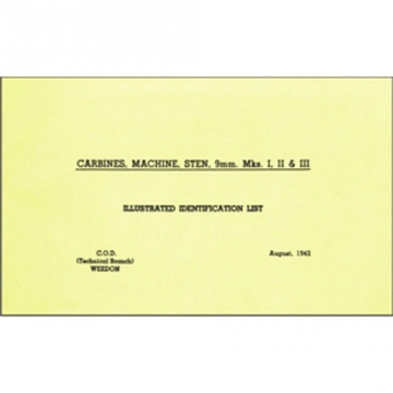 Carbines Machine Sten 9MM MKs I II & III Manual