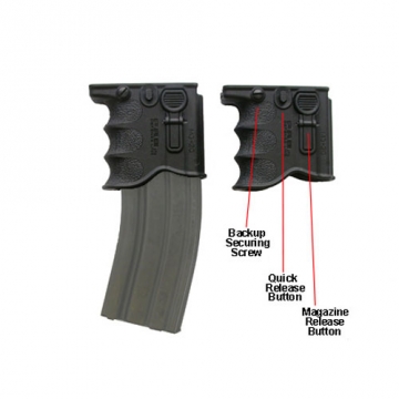 AR15 / M4 / M16 Quick Release Front Grip Magazine Adapter