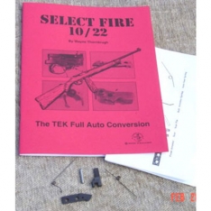 RUGER 10/22 TEK Select Fire Class II Replacement Parts Set & Guide