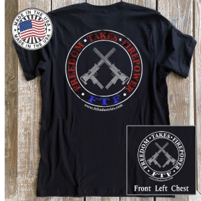 Freedom Takes Firepower Double MAC Attack ! Soft-T 100% Made in USA